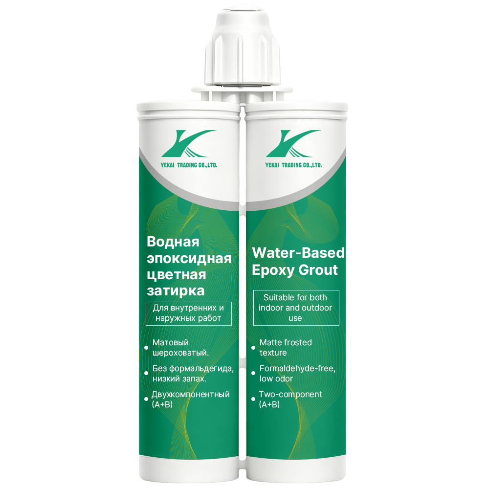 Water‑based epoxy grout
