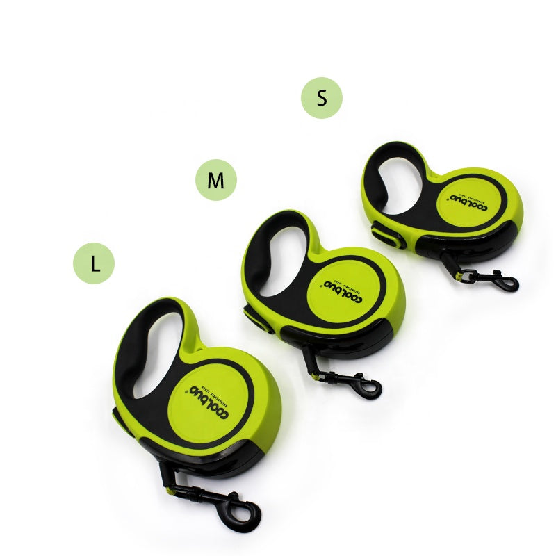 Retractable Dog Leash, 5m, Reflective Strap, 20/30/50kg