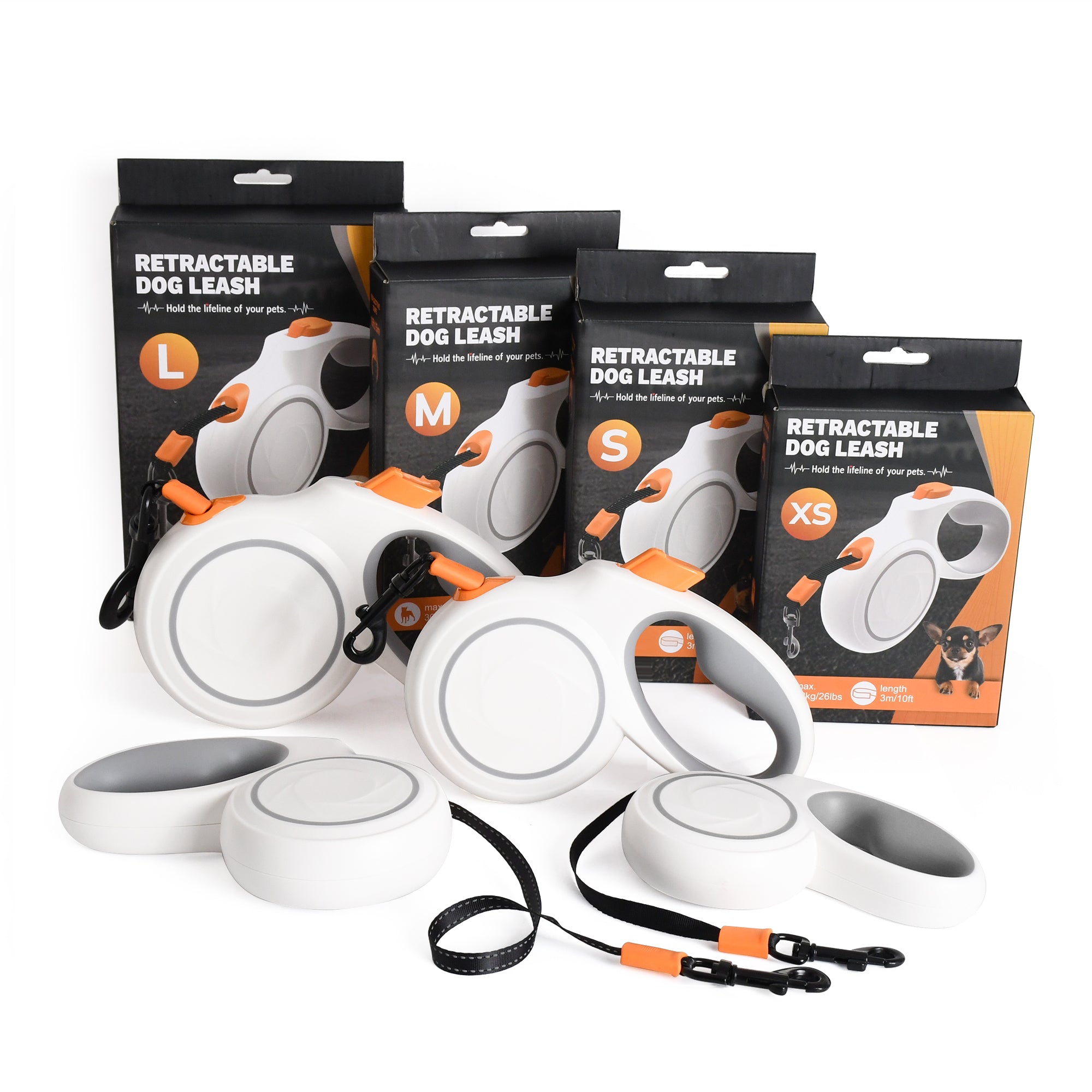 Premium Retractable Dog Leas