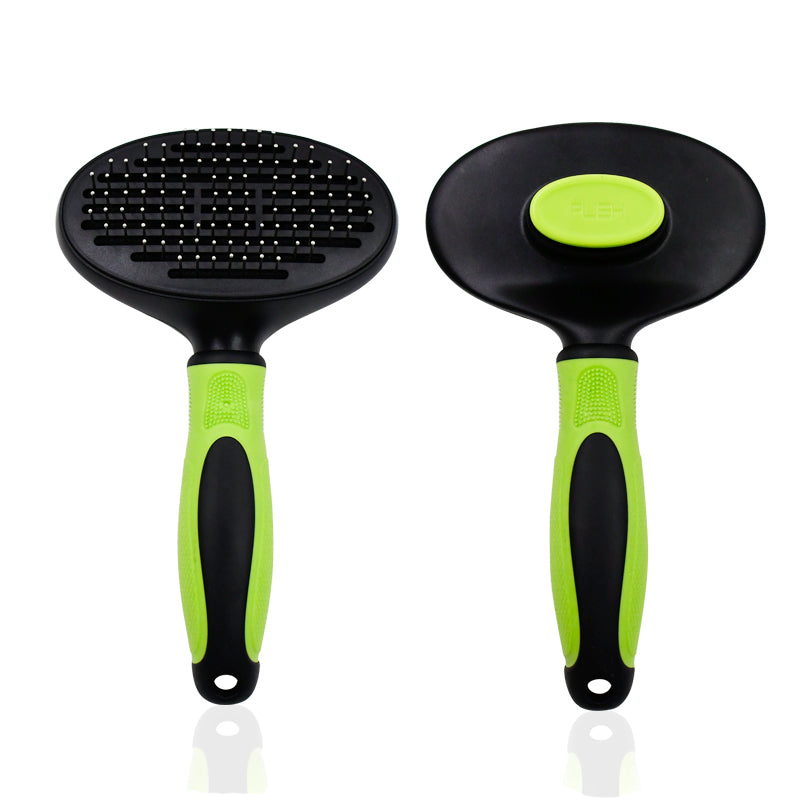 Push‑Release Deshedding Comb
